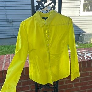 Old Navy Bright Yellow Button Down Shirt